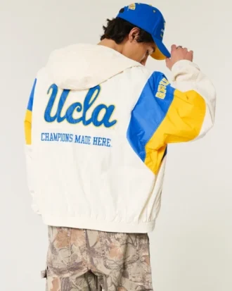 UCLA Bruins Grafik Kapüşonlu Rüzgarlık Ceket