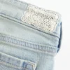 Ultra Düşük Bel Açık Yıkama Let-Down Hem Flare Jeans Ultra Düşük Bel Açık Yıkama Let-Down Hem Flare Jeans