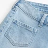 Ultra Düşük Bel Açık Yıkama Ön Cepli Flare Jean Ultra Düşük Bel Açık Yıkama Ön Cepli Flare Jean