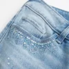 Ultra Düşük Bel, Yıpranmış, Açık Renkli, Payetli Flare Jeans Ultra Düşük Bel, Yıpranmış, Açık Renkli, Payetli Flare Jeans