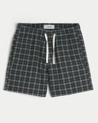 Uyluk Ortası Seersucker Pull-On Şort