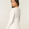 Uzun Kollu Flyaway Babydoll Hırka