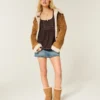 Uzun Kollu Henley Babydoll Üst
