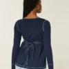 Uzun Kollu Henley Babydoll Üst