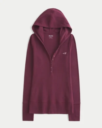 Uzun Kollu Kapüşonlu Henley