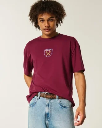 West Ham United Futbol Kulübü Grafikli Tişört