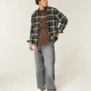 Yıkanmış Gri Skater Bol Paça Kot Pantolon