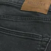 Yıkanmış Siyah Düz Kot Pantolon Yıkanmış Siyah Düz Kot Pantolon