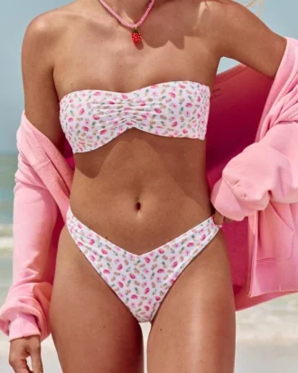 Yüksek Bacaklı Cheeky Bikini Altı