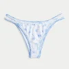 Yüksek Bacaklı Nakışlı Dikişli Askılı Cheekiest Bikini Altı