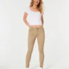 Yüksek Bel Haki Süper Skinny Pantolon Yüksek Bel Haki Süper Skinny Pantolon