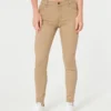 Yüksek Bel Haki Süper Skinny Pantolon Yüksek Bel Haki Süper Skinny Pantolon