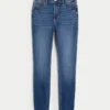 Yüksek Bel Koyu Yıkama Süper Skinny Jean Yüksek Bel Koyu Yıkama Süper Skinny Jean
